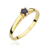 Pierścionek z szafirem 0,15ct