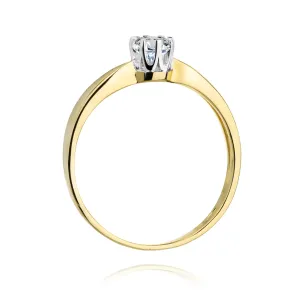 Gold Diamant Ring EY-45 0.10ct | ergold
