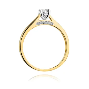 Gold Diamant Ring EY-45 0.10ct | ergold