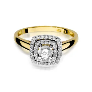 Gold Diamant Ring EY-45 0.10ct | ergold