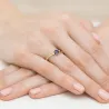 Złoty Pierścionek 585 Szafir 0,30ct
