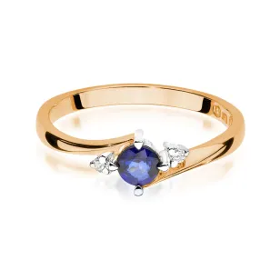 Gold Diamant Ring EY-45 0.10ct | ergold