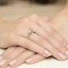 Pierścionek zaręczynowy z brylantem 0,70ct