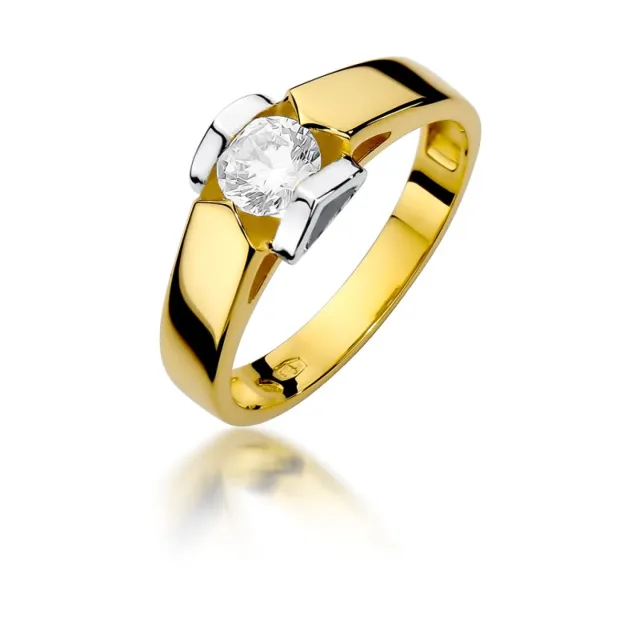 Gold Diamant Ring EY-45 0.10ct | ergold