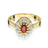Gold Diamant Ring EY-45 0.10ct | ergold