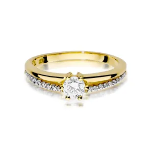 Gold Diamant Ring EY-45 0.10ct | ergold