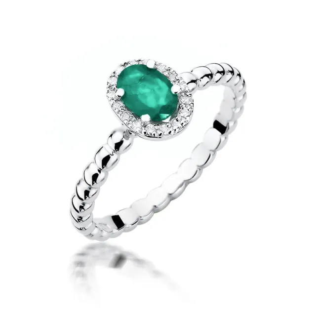 Gold Diamant Ring EY-45 0.10ct | ergold