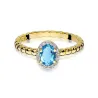 Pierścionek topaz złoty 0,50ct