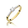 Pierścionek zaręczynowy z diamentem 0,22ct
