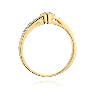 Gold Diamant Ring EY-45 0.10ct | ergold