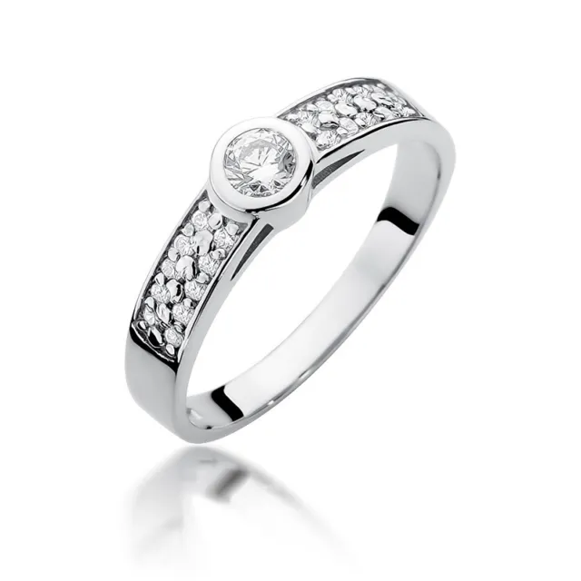 Gold Diamant Ring EY-45 0.10ct | ergold