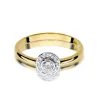 Gold Diamant Ring EY-45 0.10ct | ergold