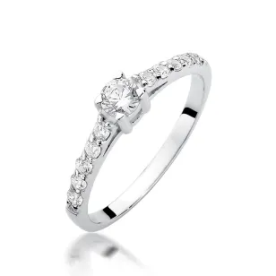 Gold Diamant Ring EY-45 0.10ct | ergold