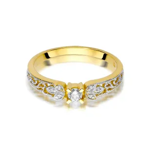 Gold Diamant Ring EY-45 0.10ct | ergold