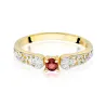 Pierścionek z rubin złoty 0,15ct