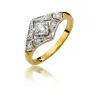 Gold Diamant Ring EY-45 0.10ct | ergold