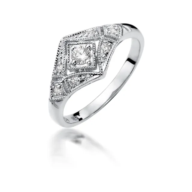 Gold Diamant Ring EY-45 0.10ct | ergold