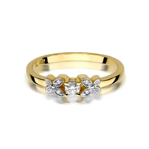 Gold Diamant Ring EY-45 0.10ct | ergold