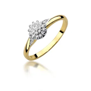 Gold Diamant Ring EY-45 0.10ct | ergold
