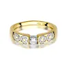 Pierścionek 585 brylanty 0,35ct certyfikat