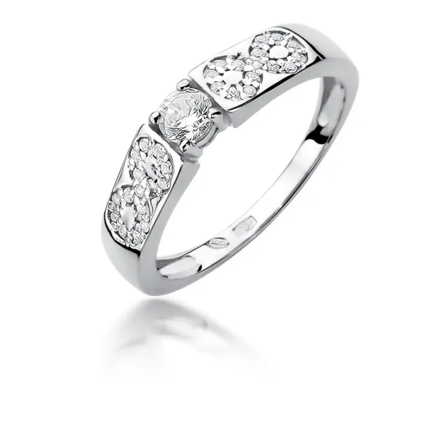 Gold Diamant Ring EY-45 0.10ct | ergold