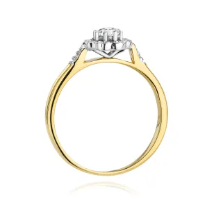 Gold Diamant Ring EY-45 0.10ct | ergold