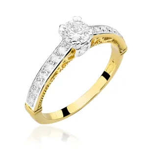 Gold Diamant Ring EY-45 0.10ct | ergold