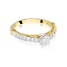 Gold Diamant Ring EY-45 0.10ct | ergold