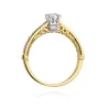 Złoty Pierścionek 585 Brylanty 0,56ct Certyfikat