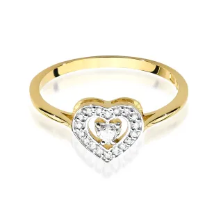 Gold Diamant Ring EY-45 0.10ct | ergold