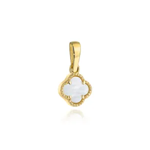 ⭐ Zawieszka złota z masą perłową 6mm ♥ Ergold