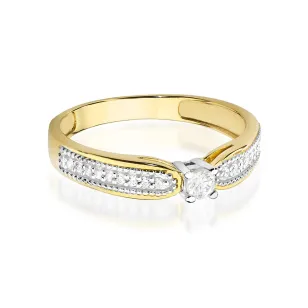 Gold Diamant Ring EY-45 0.10ct | ergold