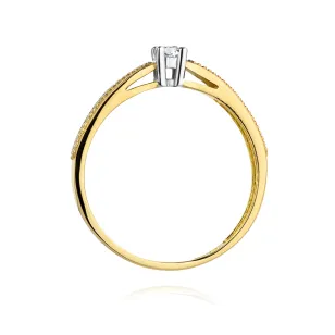 Gold Diamant Ring EY-45 0.10ct | ergold