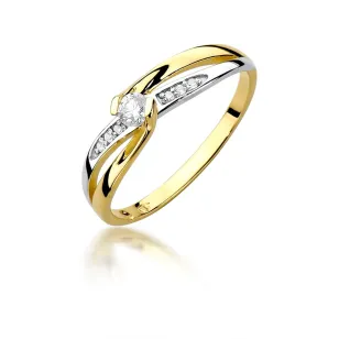 Gold Diamant Ring EY-45 0.10ct | ergold