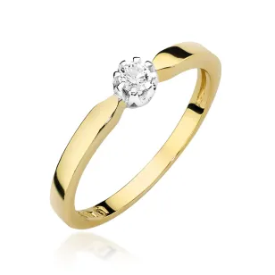 Gold Diamant Ring EY-45 0.10ct | ergold