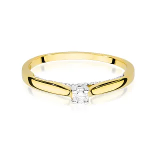 Gold Diamant Ring EY-45 0.10ct | ergold