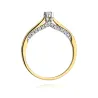Gold Diamant Ring EY-45 0.10ct | ergold