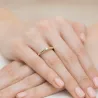 Pierścionek zaręczynowy z brylantem 0,23ct