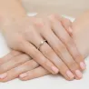 Złoty Pierścionek 585 Brylant Diamenty 0,20ct Certyfikat