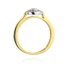 Złoty Pierścionek 585 Brylanty 0,23ct