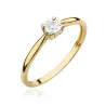 Pierścionek diament złoty 0,08ct