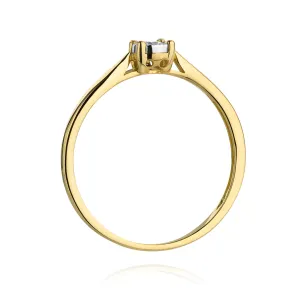 Gold Diamant Ring EY-45 0.10ct | ergold