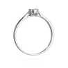Pierścionek brylant białe złoto 0,08ct