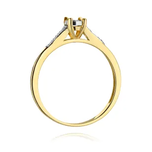 Gold Diamant Ring EY-45 0.10ct | ergold