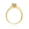 Pierścionek 585 brylanty 0,11ct certyfikat