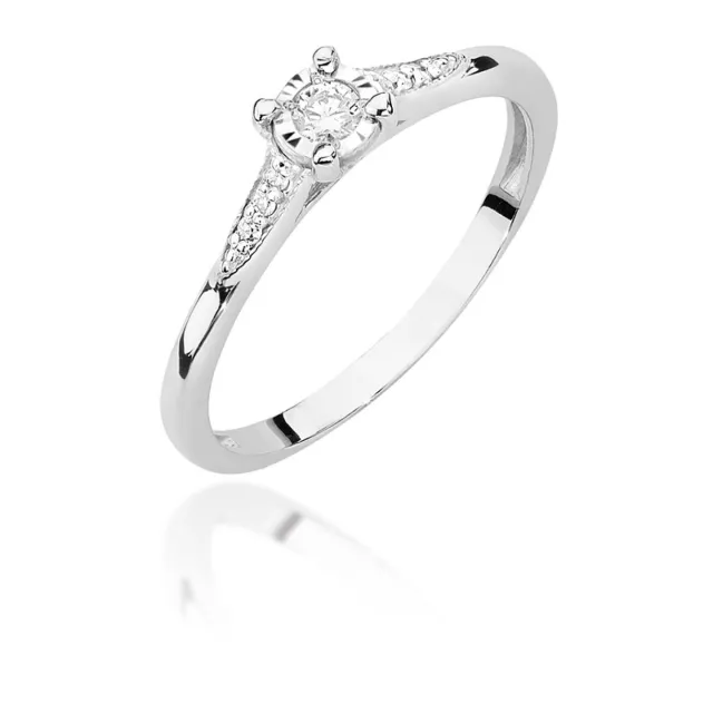 Gold Diamant Ring EY-45 0.10ct | ergold