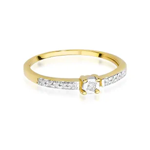Gold Diamant Ring EY-45 0.10ct | ergold