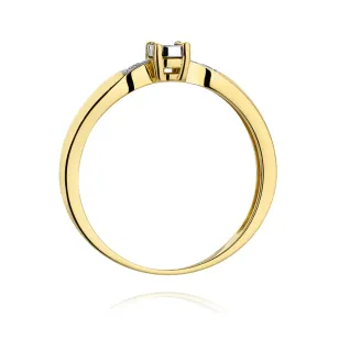 Gold Diamant Ring EY-45 0.10ct | ergold