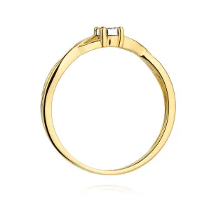 Gold Diamant Ring EY-45 0.10ct | ergold