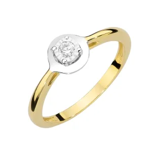 Gold Diamant Ring EY-45 0.10ct | ergold